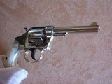 Colt Nickel New Police .32 with a 4” barrel and Pearl grips in the box with paperwork & Colt Letter. Made in 1904 and in excellent condition - 4 of 20