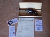 Colt Official Police .22 with 6” Barrel as New with Box & Paperwork S/N 182 - 2 of 20