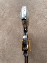 Colt Factory Engraved Nickel Police Positive Special with Gold Cylinder, Hammer & Trigger along with Pearl Grips and Cased - 10 of 20