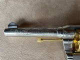 Colt Factory Engraved Nickel Police Positive Special with Gold Cylinder, Hammer & Trigger along with Pearl Grips and Cased - 4 of 20