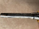 Colt Factory Engraved Nickel Police Positive Special with Gold Cylinder, Hammer & Trigger along with Pearl Grips and Cased - 13 of 20