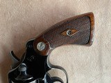 Colt Army Special .38 with the desirable 4” Barrel. Special order Checkered Trigger, Backstrap & Fancy Walnut Grips - 11 of 20