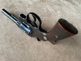 Colt Army Special .38 with the desirable 4” Barrel. Special order Checkered Trigger, Backstrap & Fancy Walnut Grips - 10 of 20