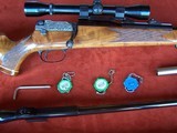 Engraved Mauser Model 66 Rifle with Interchangeable Barrels & Fitted Case - 15 of 20