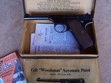 Colt 1st Model Woodsman Sport .22 Caliber with Box, Extra Mag and Paperwork - 13 of 19