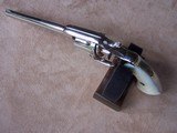 Colt Nickel New Police, 6” barrel, Pearl Grips, .32 Colt, Very Rare - 5 of 20
