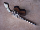 Colt Nickel New Police, 6” barrel, Pearl Grips, .32 Colt, Very Rare - 7 of 20