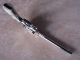 Colt Nickel New Police, 6” barrel, Pearl Grips, .32 Colt, Very Rare - 14 of 20