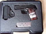 Sig Sauer P-238 Chambered in .380. Original Case, Holster & Manual with extra Magazine, As new condition at a much lower price - 2 of 20
