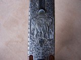Josef Winkler of Austria O/U Sidelock Double Rifle Profusely Engraved with African animals & Includes two sets of barrels with Zeiss Scopes - 9 of 20