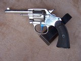 Colt Nickel New Police .32 Revolver from 1902. British proofed and in a period British Wooden Case with Accessories & Colt Archive Letter - 8 of 20
