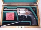 Colt Nickel New Police .32 Revolver from 1902. British proofed and in a period British Wooden Case with Accessories & Colt Archive Letter - 6 of 20