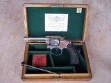 Colt Nickel New Police .32 Revolver from 1902. British proofed and in a period British Wooden Case with Accessories & Colt Archive Letter - 7 of 20