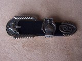 Colt Sterling Silver Engraved Belt Buckle by Master Engraver Leonard Francolini - 3 of 11