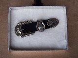 Colt Sterling Silver Engraved Belt Buckle by Master Engraver Leonard Francolini - 6 of 11
