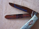 Michigan Sesquicentennial Limited Edition two blade folding knife. Made by W.R Case & Sons - 6 of 8