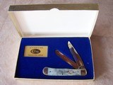 Michigan Sesquicentennial Limited Edition two blade folding knife. Made by W.R Case & Sons
