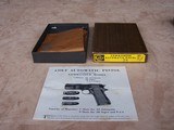 Colt Commander .45 original wood grain pistol box with pamphlet. Excellent condition and original Colt. - 2 of 6