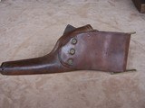U.S. Army 1909 RIA marked holster for a Colt .38 caliber revolver (Rare) Excellent condition. Calvary markings. Filipino war. - 6 of 9