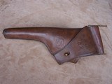U.S. Army 1909 RIA marked holster for a Colt .38 caliber revolver (Rare) Excellent condition. Calvary markings. Filipino war. - 2 of 9