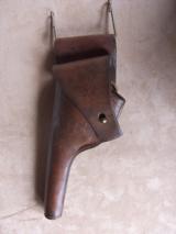 U.S. Army 1909 RIA marked holster for a Colt .38 caliber revolver (Rare) Excellent condition. Calvary markings. Filipino war. - 7 of 9