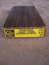 Colt Woodsman Target .22 Wood Grain Box for the 6