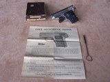 Colt Model 1908 Nickel .25 Auto with original Box and Accessories - 2 of 20