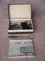 Colt Model 1908 Nickel .25 Auto with original Box and Accessories - 14 of 20