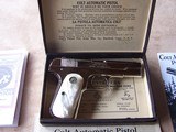 Colt 1908 Nickel .380 Auto with Pearl Grips, Box & Paperwork - 11 of 20