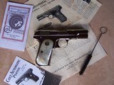 Colt 1908 Nickel .380 Auto with Pearl Grips, Box & Paperwork - 2 of 20