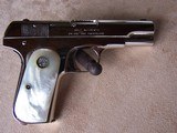Colt 1908 Nickel .380 Auto with Pearl Grips, Box & Paperwork - 9 of 20