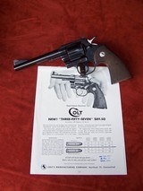 Colt Model Three Fifty Seven Revolver 6” barrel as New in Original Box with Paperwork & Sight Adjusting Tool. Colt 3 5 7 - 12 of 19