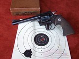Colt Model Three Fifty Seven Revolver 6” barrel as New in Original Box with Paperwork & Sight Adjusting Tool. Colt 3 5 7