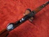Engraved Ludwig Borovnik of Austria Single Shot Stalking Rifle in 7 mm Magnum with 1 1/2-5 Scope in Claw Mounts. AAA Fancy Walnut Stock. - 19 of 20