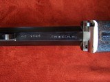 Engraved Ludwig Borovnik of Austria Single Shot Stalking Rifle in 7 mm Magnum with 1 1/2-5 Scope in Claw Mounts. AAA Fancy Walnut Stock. - 17 of 20