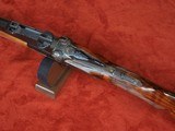 Engraved Ludwig Borovnik of Austria Single Shot Stalking Rifle in 7 mm Magnum with 1 1/2-5 Scope in Claw Mounts. AAA Fancy Walnut Stock. - 10 of 20