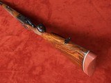 Engraved Ludwig Borovnik of Austria Single Shot Stalking Rifle in 7 mm Magnum with 1 1/2-5 Scope in Claw Mounts. AAA Fancy Walnut Stock. - 11 of 20