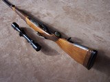 Waffen Dschulnigg Salzburg, Austria custom 30-06 Bolt Action rifle with claw mounted scope, carved stock and game scene engraved - 14 of 20