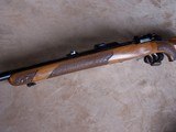 Waffen Dschulnigg Salzburg, Austria custom 30-06 Bolt Action rifle with claw mounted scope, carved stock and game scene engraved - 18 of 20