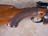 Waffen Dschulnigg Salzburg, Austria custom 30-06 Bolt Action rifle with claw mounted scope, carved stock and game scene engraved - 19 of 20