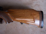 Waffen Dschulnigg Salzburg, Austria custom 30-06 Bolt Action rifle with claw mounted scope, carved stock and game scene engraved - 17 of 20