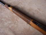 Waffen Dschulnigg Salzburg, Austria custom 30-06 Bolt Action rifle with claw mounted scope, carved stock and game scene engraved - 16 of 20