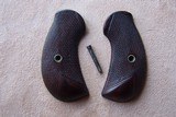 Rare original walnut grips for Colt Model 1878, includes original grip screw - 3 of 4
