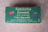 Remington full box of 219 Zipper Hi-Speed 56 Gr. Ammo - 2 of 5