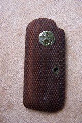 Colt 1903 or 1908 Auto Checkered Wood Grips - 3 of 4