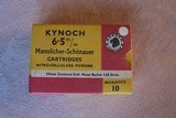 Kynoch 6.6 X 54 Mannlicher-Schonauer Box of collectible ammo. - 5 of 7