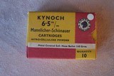 Kynoch 6.6 X 54 Mannlicher-Schonauer Box of collectible ammo. - 1 of 7