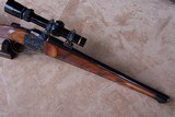 Custom made Ruger full stock falling block single shot .22 caliber rifle with extraordinary wood and engraving - 11 of 20