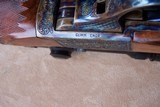 Custom made Ruger full stock falling block single shot .22 caliber rifle with extraordinary wood and engraving - 19 of 20
