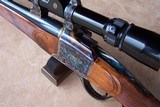 Custom made Ruger full stock falling block single shot .22 caliber rifle with extraordinary wood and engraving - 4 of 20